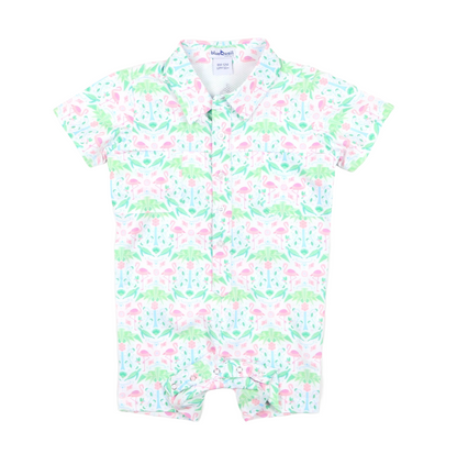 Del Mar Short Sleeve Romper