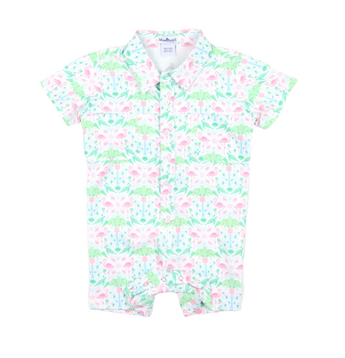 Del Mar Short Sleeve Romper