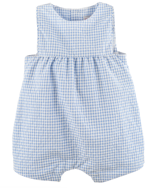 Blue Gingham Overall