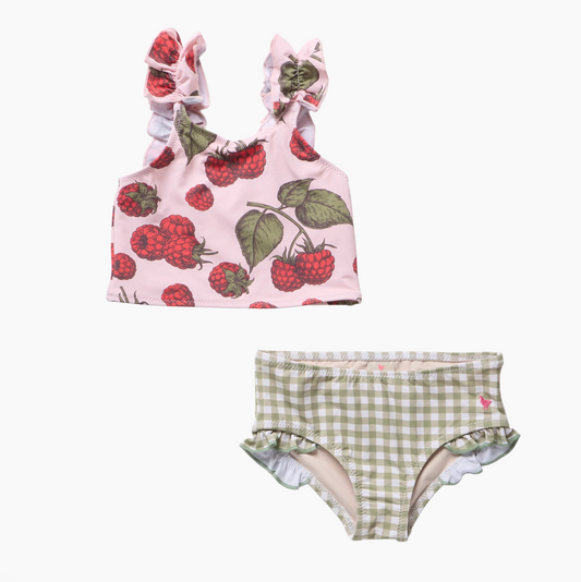 Pink Raspberries Via Tankini