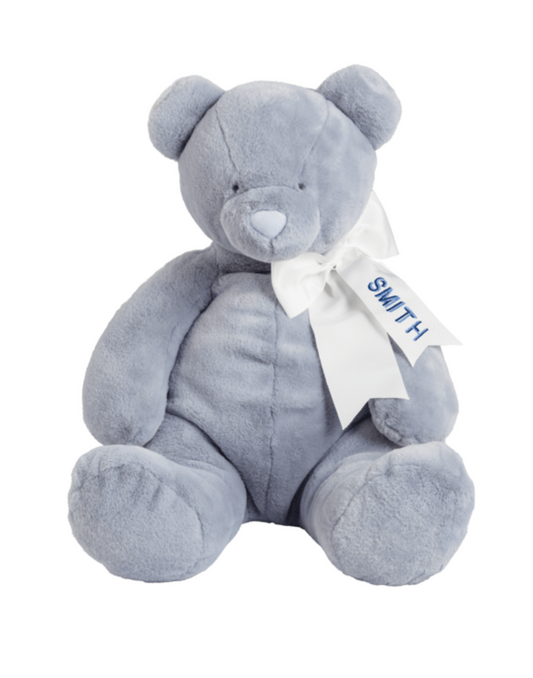 Blue Monogram Bear