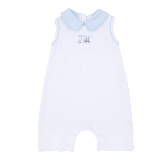 Little Golfer Collared Short Playsuit