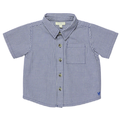 Jack Navy Gingham Shirt