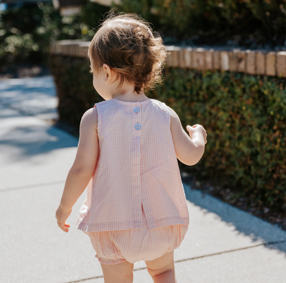 Jaipur Pink Gingham Set