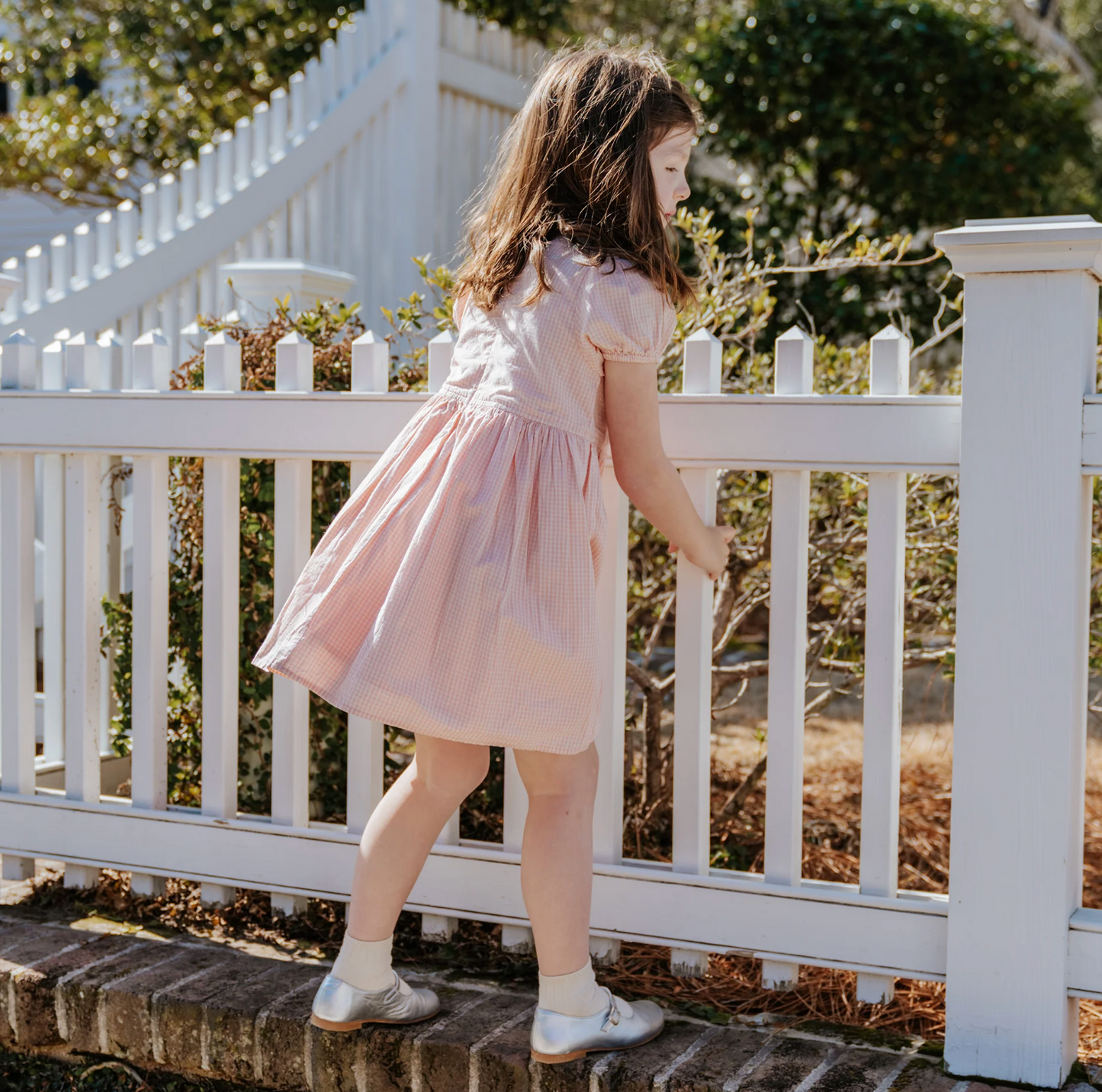 Pink Gingham Breyton Dress