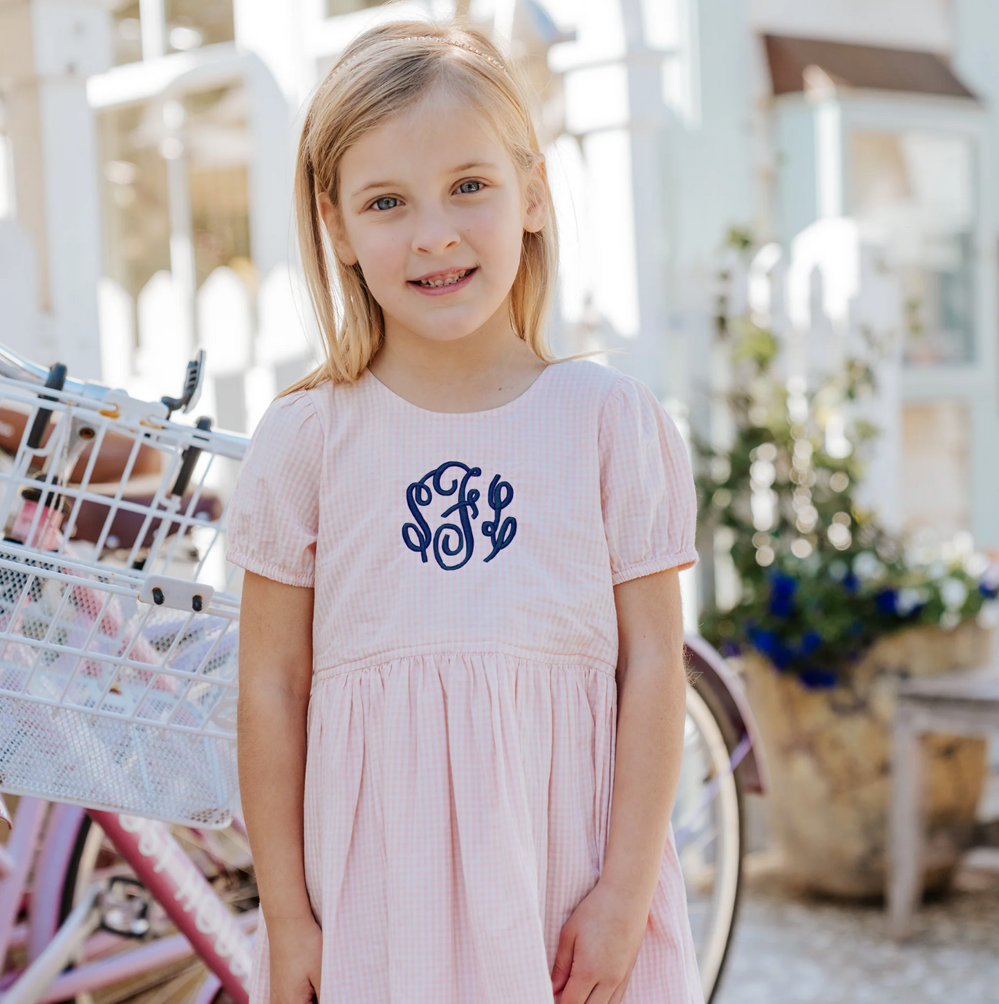Pink Gingham Breyton Dress