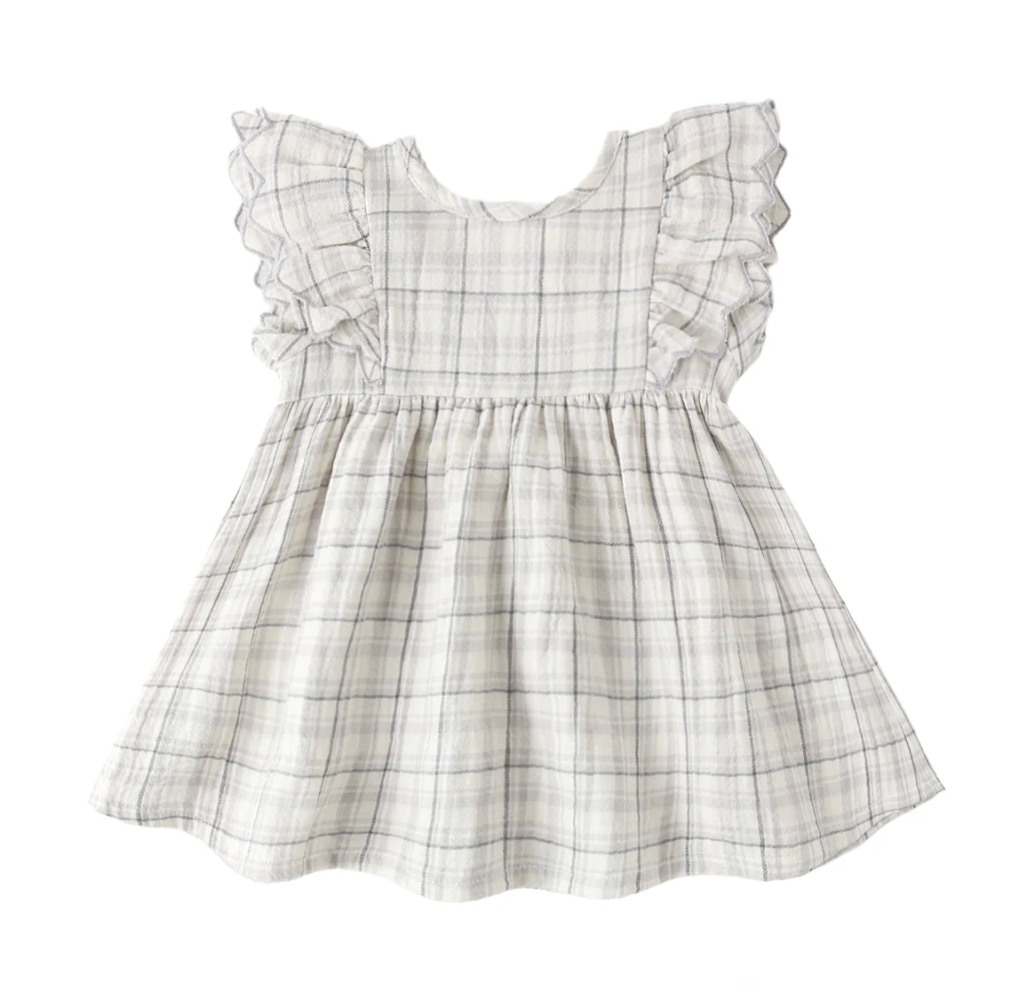 Blue Plaid Alina Dress