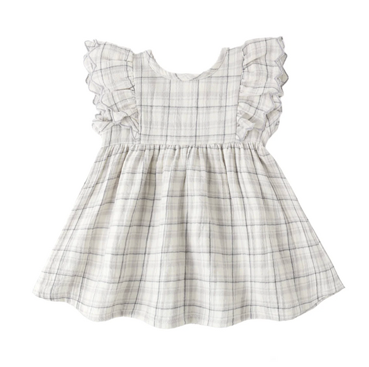 Blue Plaid Alina Dress