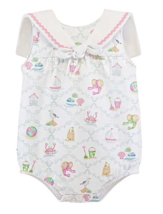By The Sea Bubble Sailor Collar