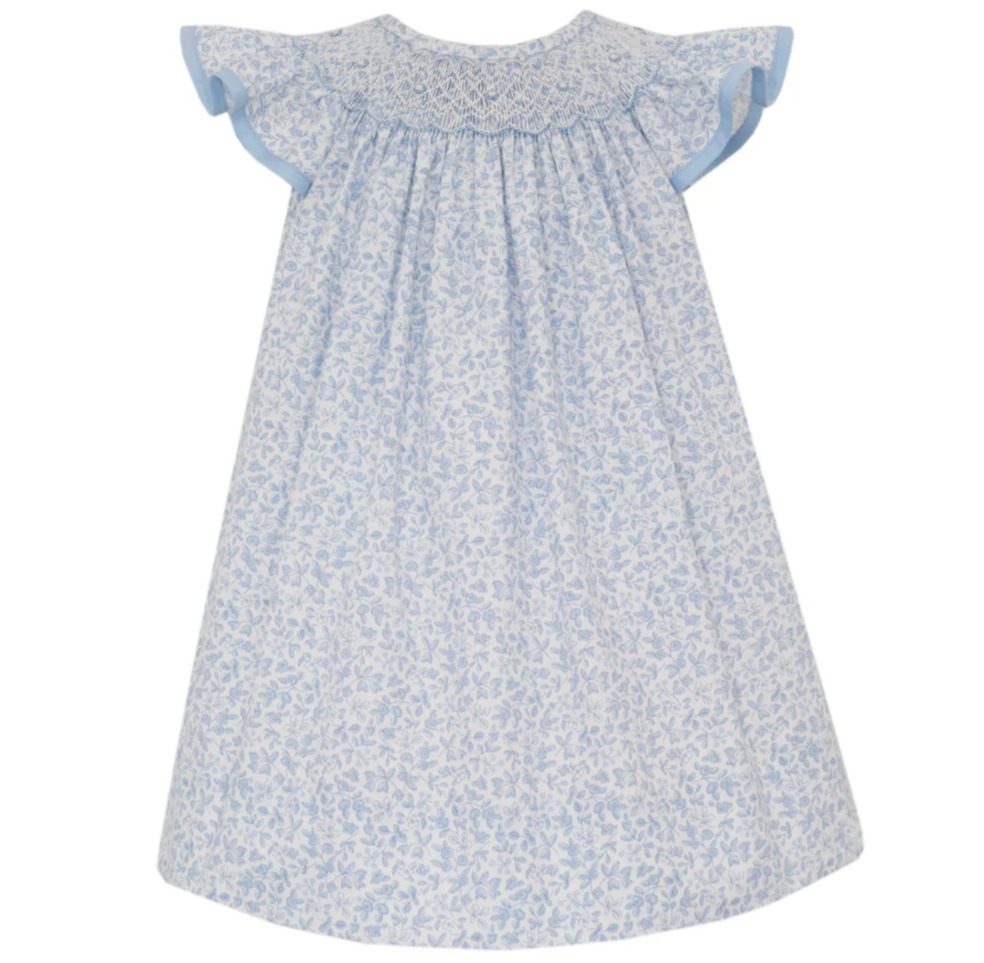 Lily French Blue Floral Dress