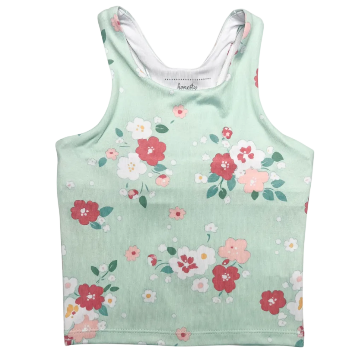 Mint Floral Lib Tank