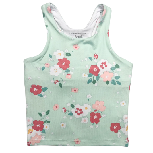 Mint Floral Lib Tank