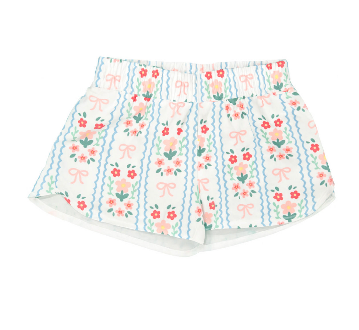 Floral Bow Shorts