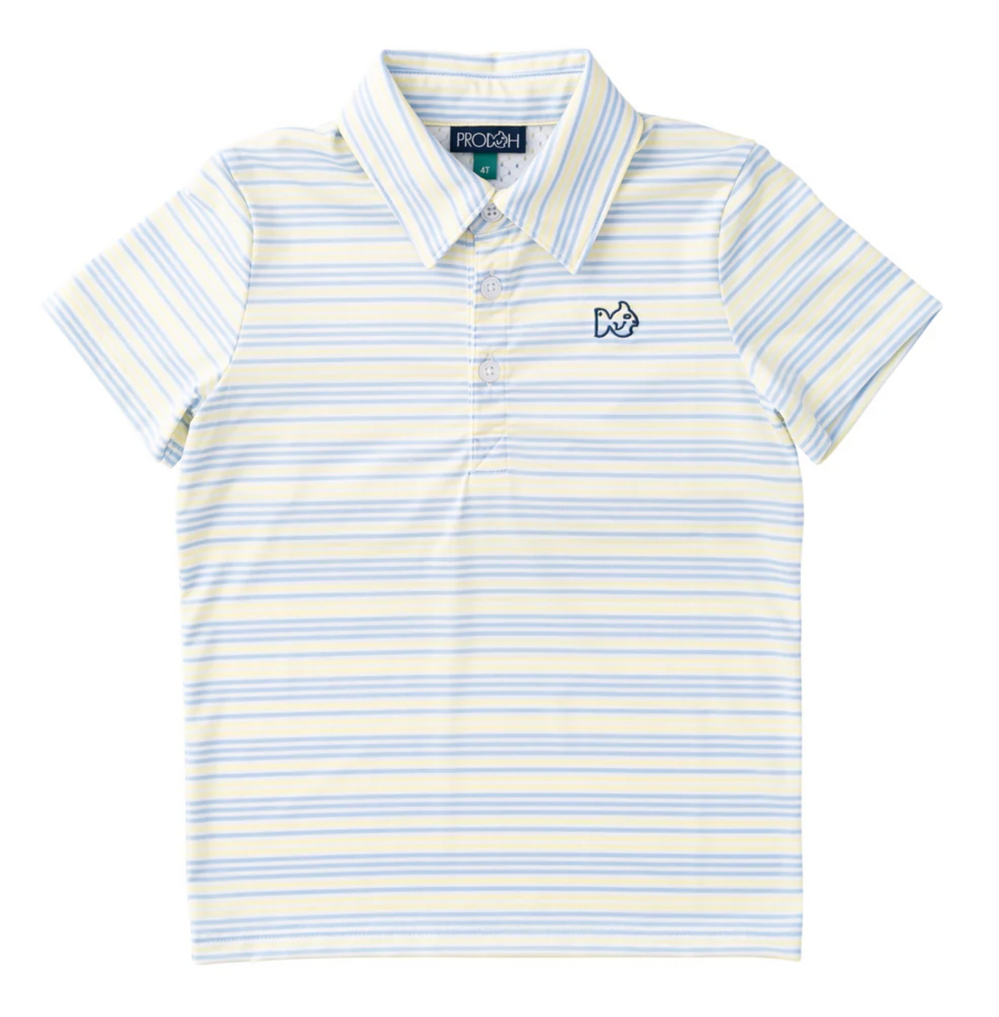 Yellow Pear Windsurfer Stripe Polo