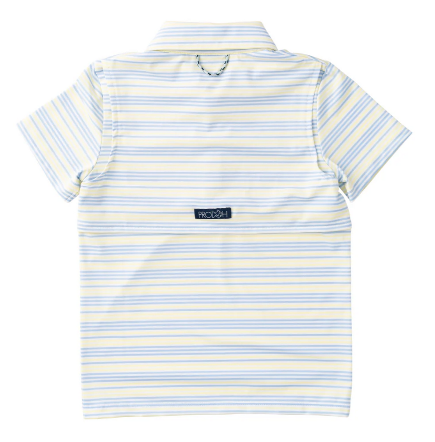 Yellow Pear Windsurfer Stripe Polo