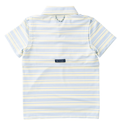 Yellow Pear Windsurfer Stripe Polo
