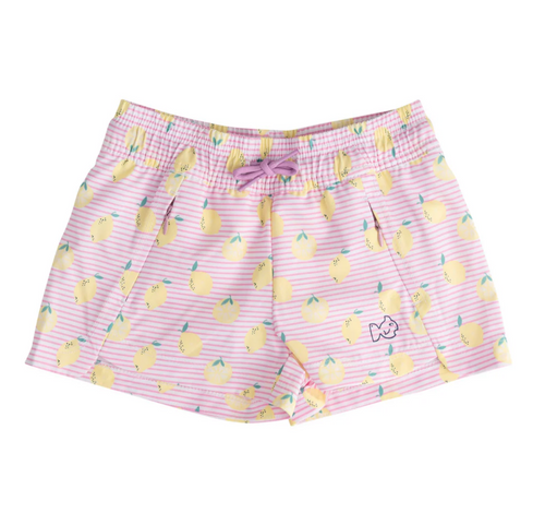 Pink Frosting Lemon Beach Cruiser Short