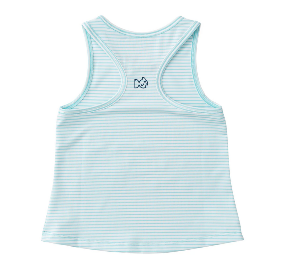 Aruba Blue Stripe Active Racerback Tank