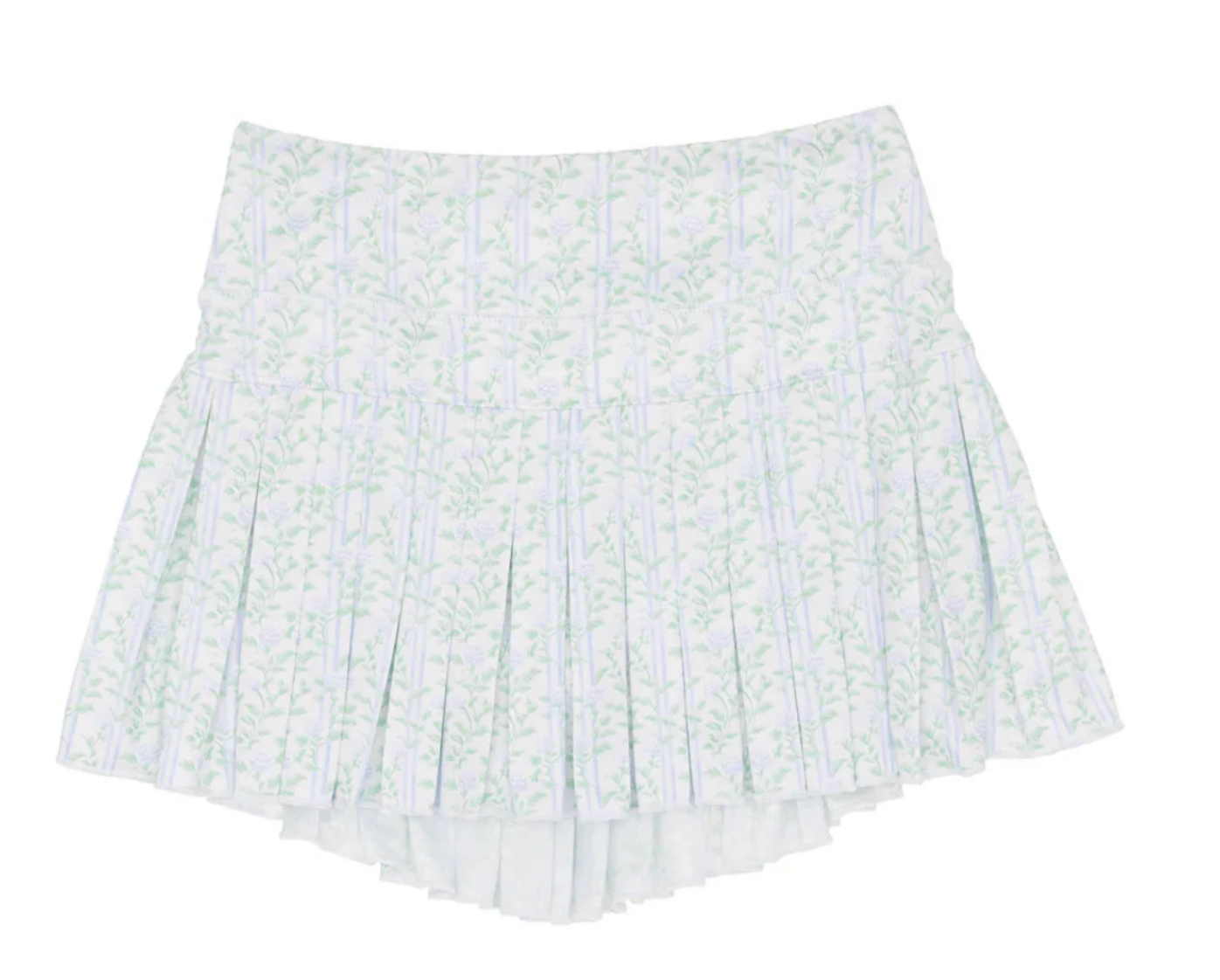 floral print pleat skort