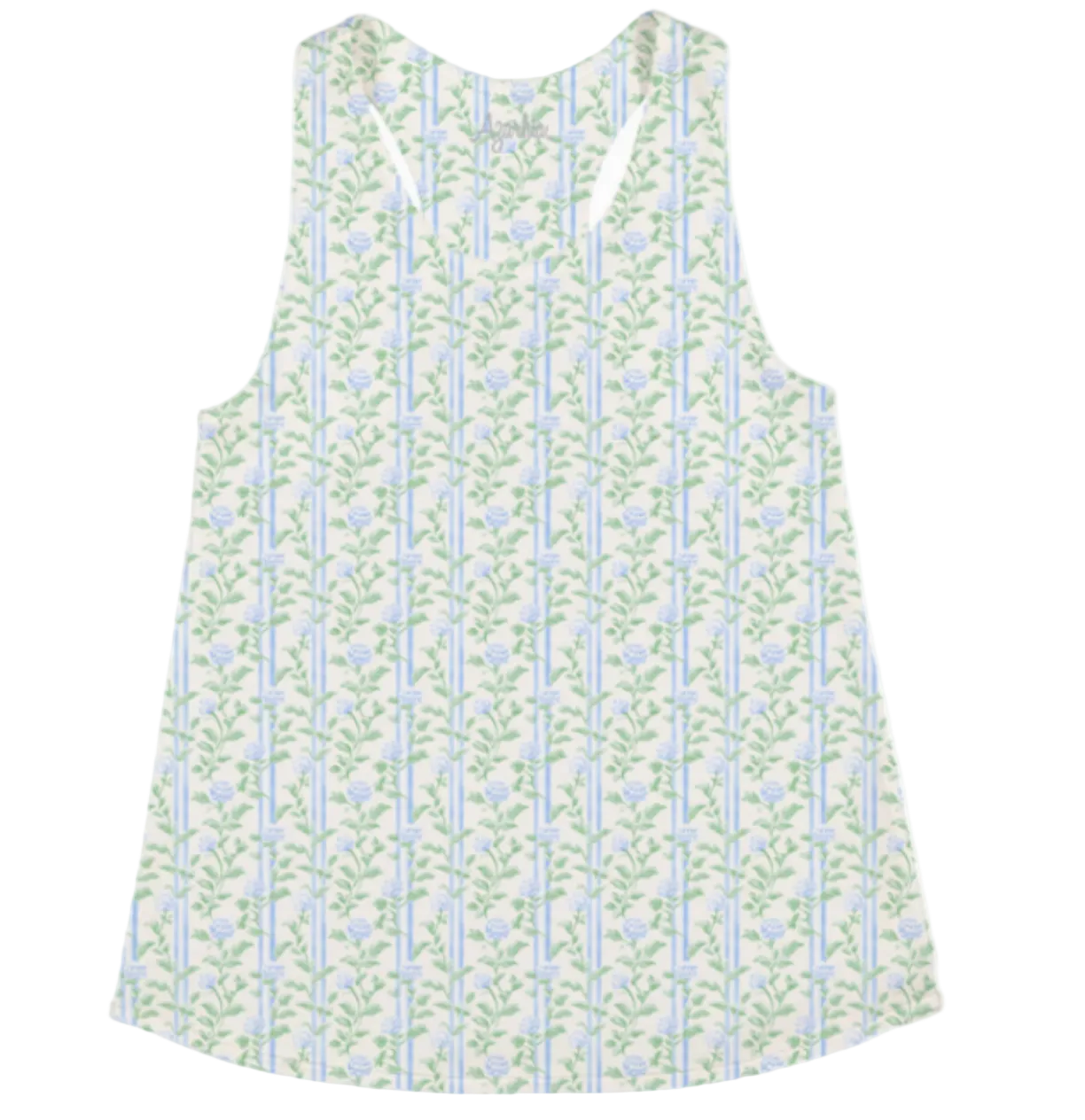 Grand Vines printed athletic tank 
