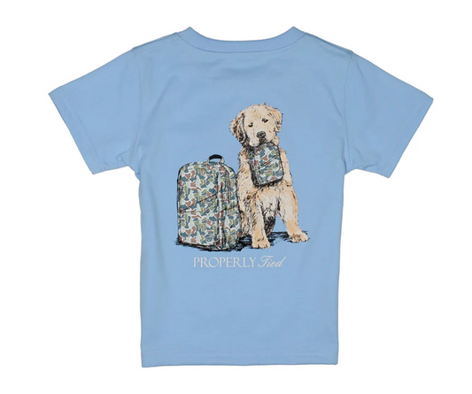 Boys Study Buddy SS Light Blue