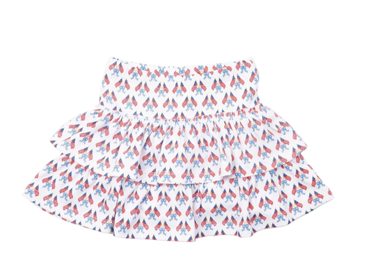 Stars, Stripes, and Bows Tiered Skirt
