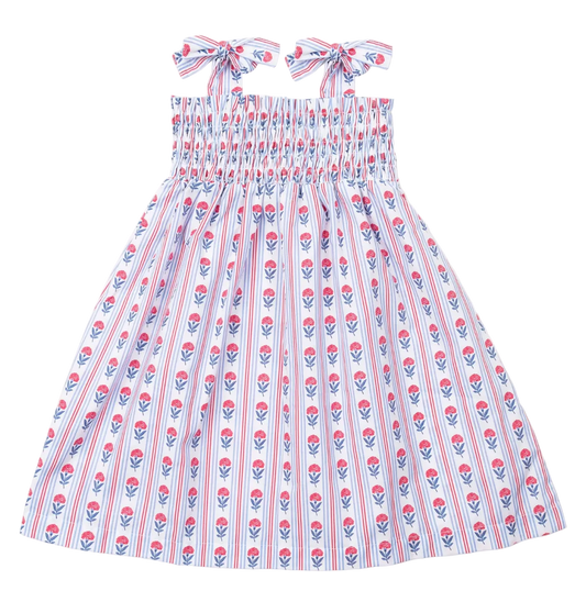 Liberty Floral Woven Pima Cotton Dress