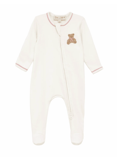 Dusty Rose Bear Hugs Playsuit