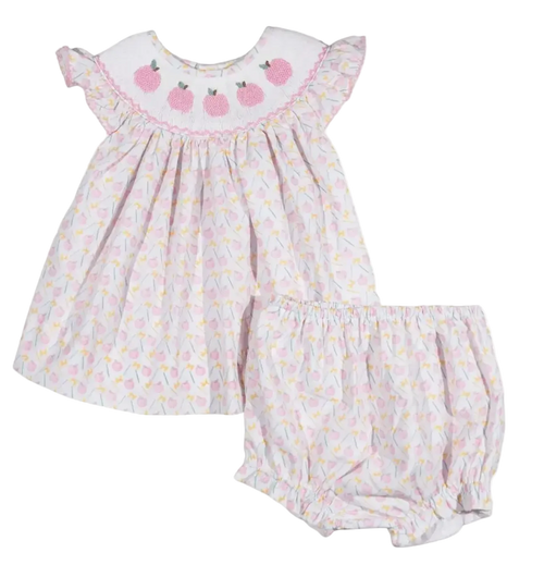 Pink Apples Winnie Diaper Set