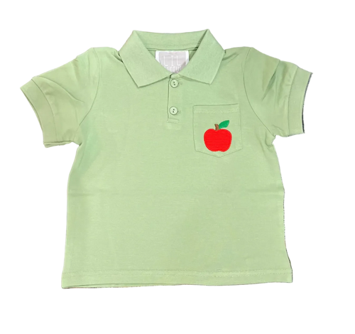 Sage Green Apple Polo