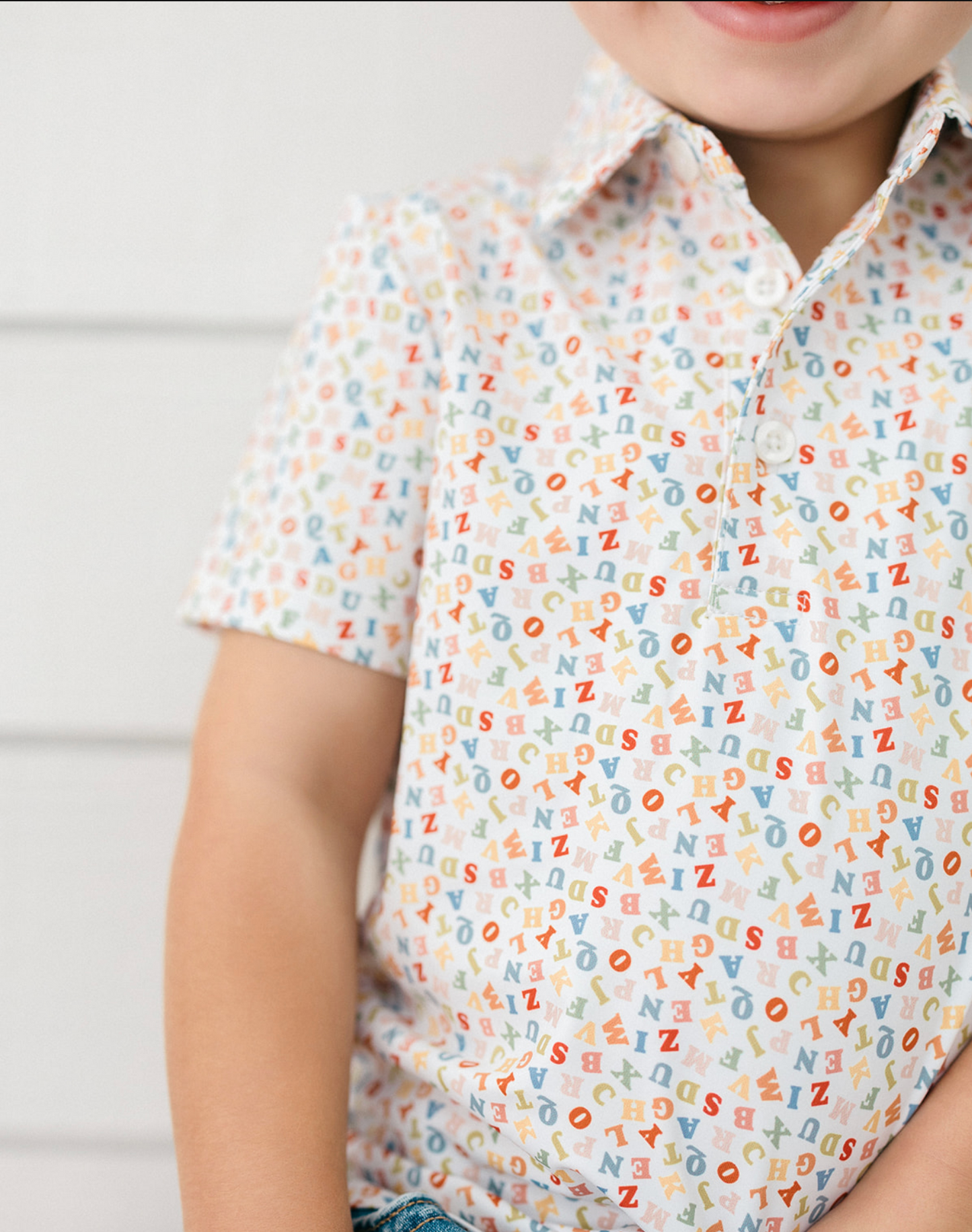 Alphabet Boys' Polo