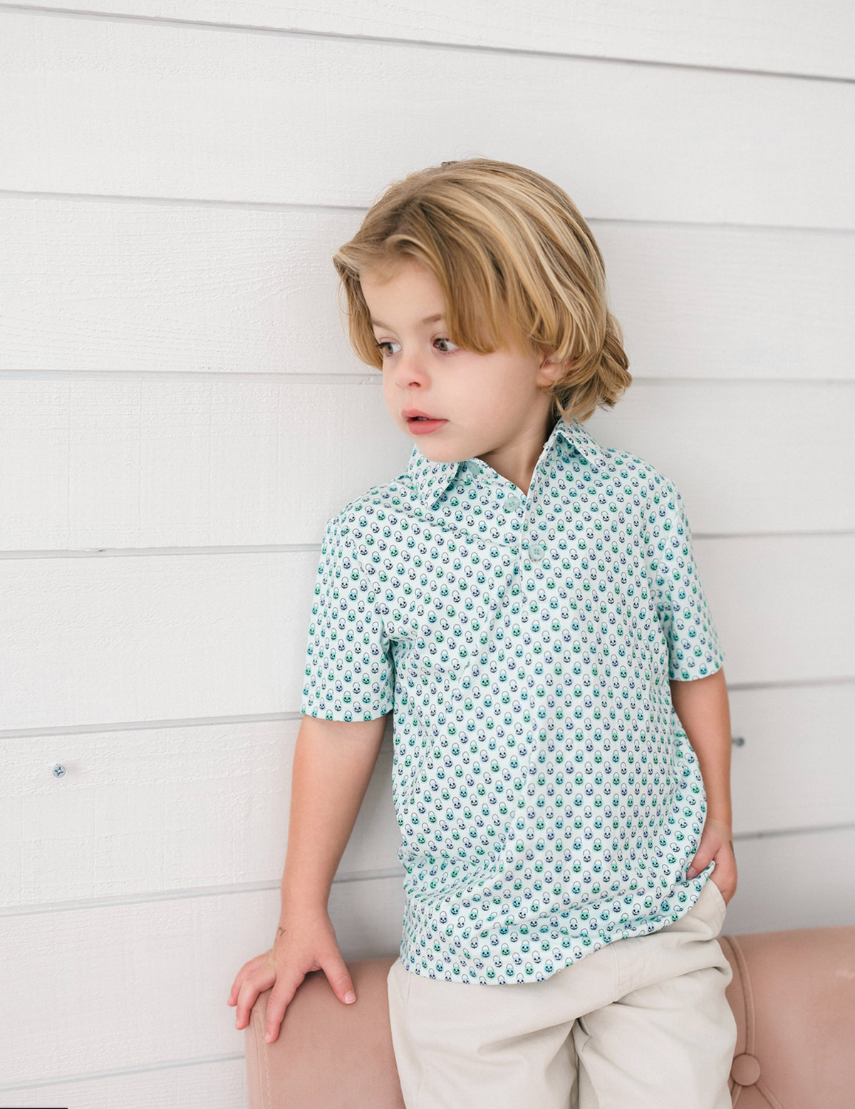Halloween Bucket Boys' Polo