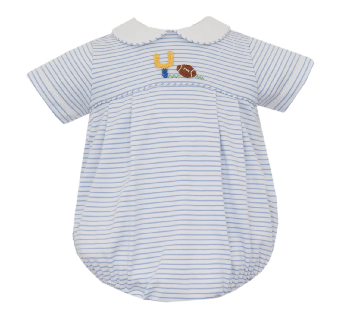 Football Blue Stripe Bubble