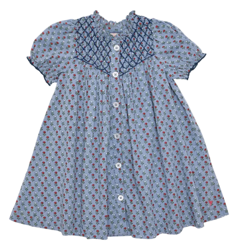 Light Blue Carnation Lucia Dress