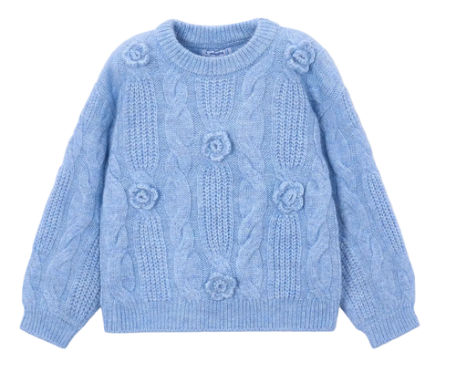 3D Flower Sweater