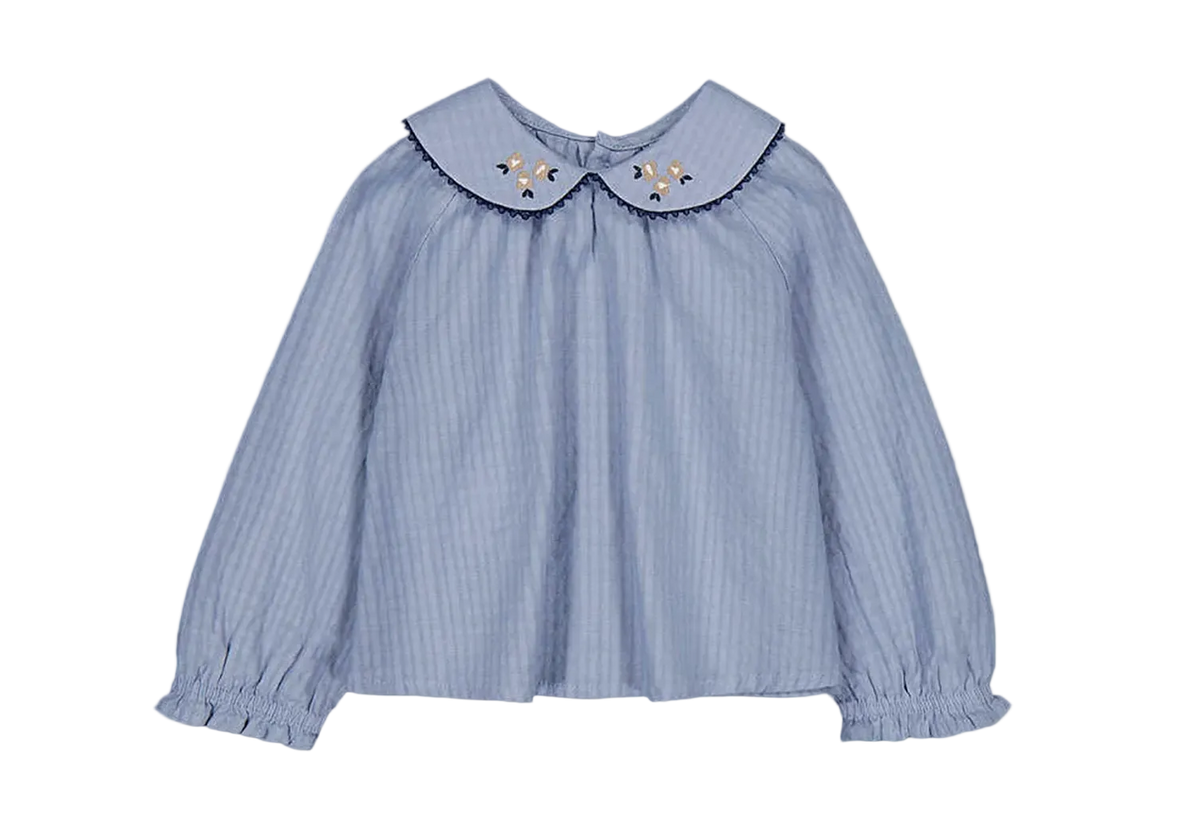 textured woven blouse
