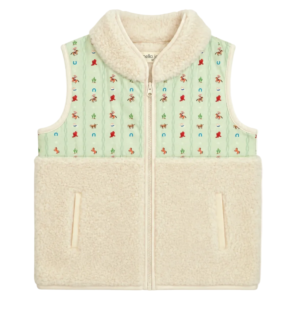 Sherpa Vest in Rodeo