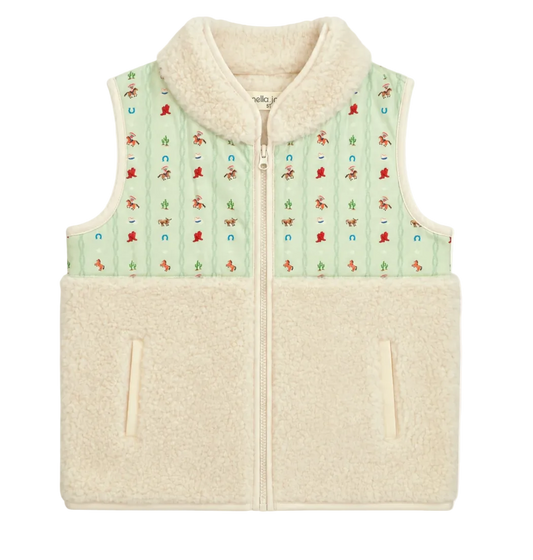 Sherpa Vest in Rodeo