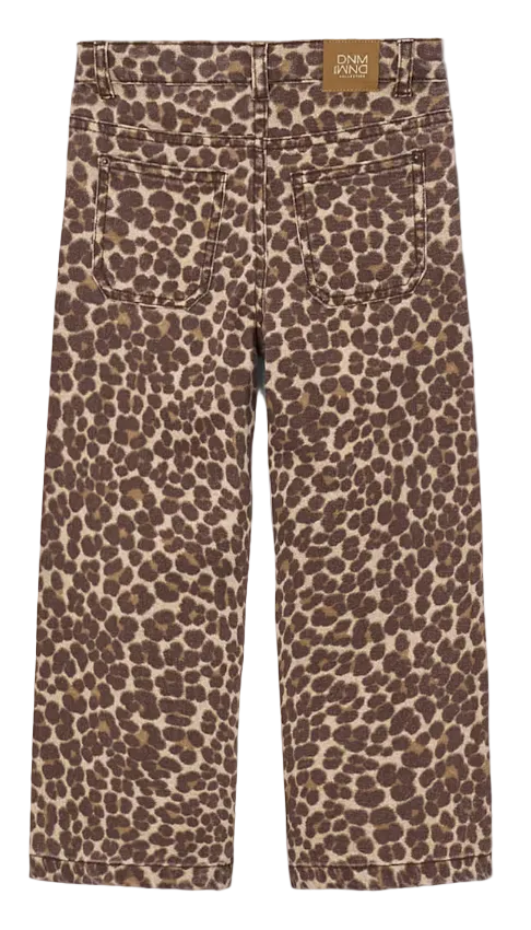leopard jeans