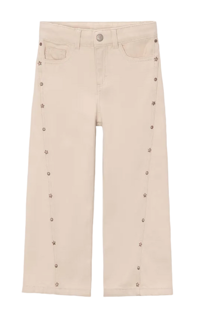 tofe jeans with stars on the front going down the side of the pants