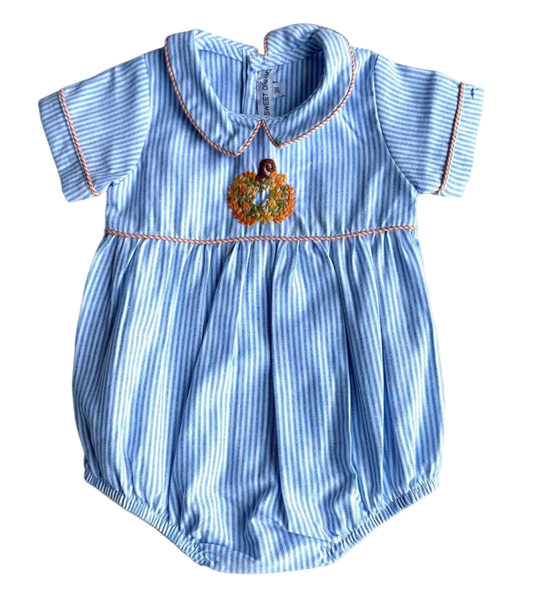 Blue Striped Pumpkin Bubble