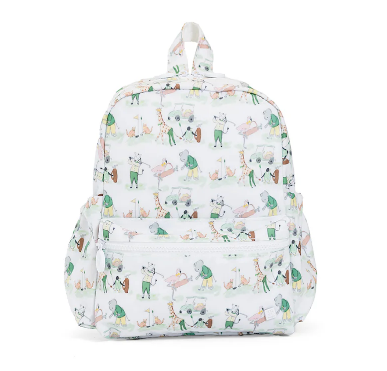 Backpack with animal pattern (PAR TEE) on a white background