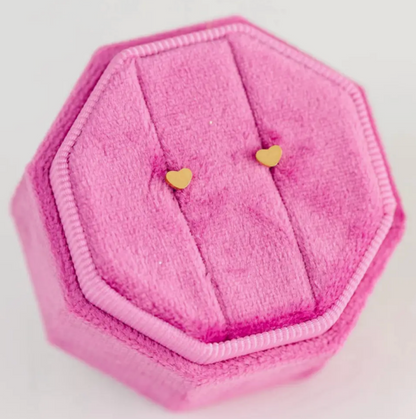Tiny Classic Heart Earrings