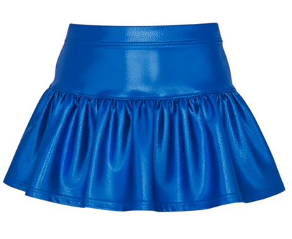 Royal Shimmer Gathered Skort