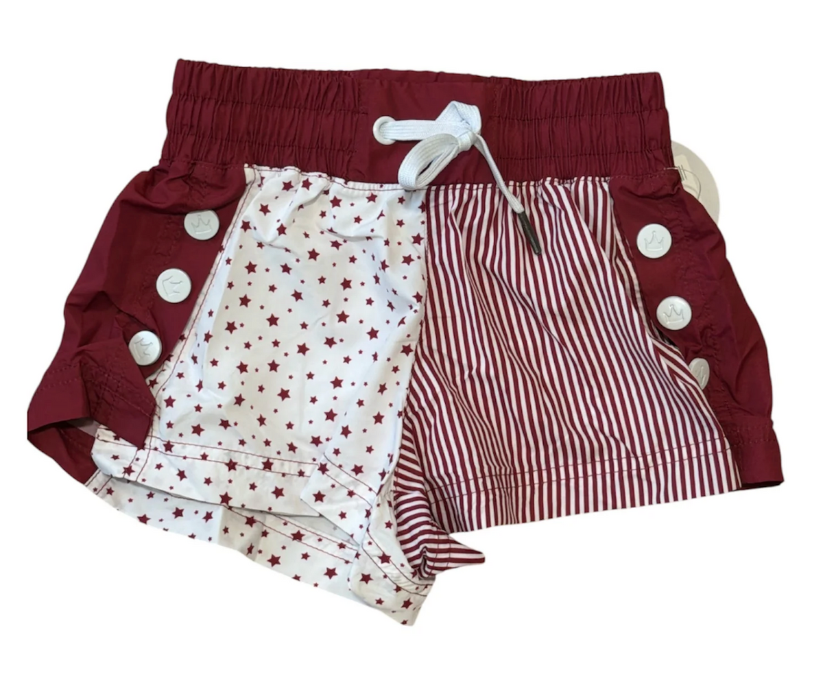 Star And Stripes Block Shorts