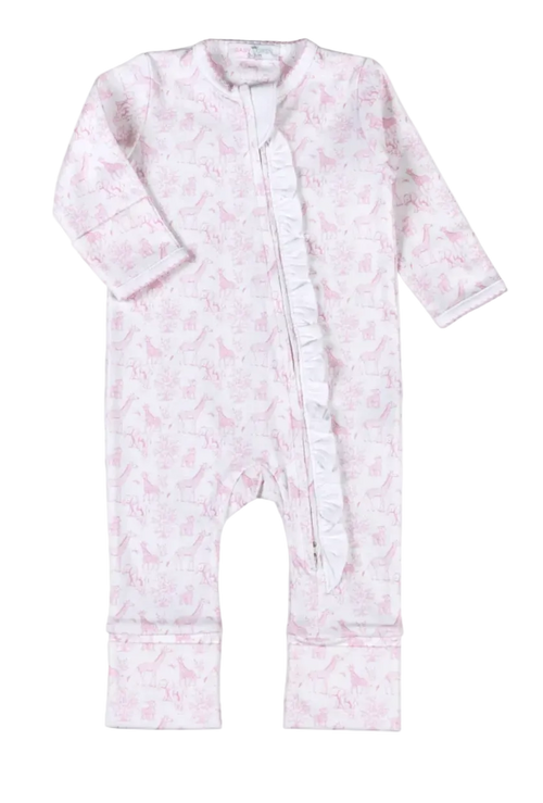 Baby Safari Zipper Footie