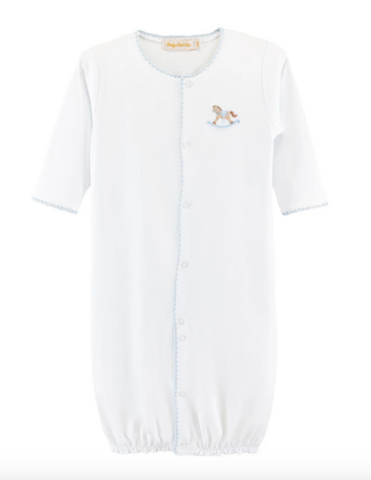 Blue Rocking Horse Converter Gown