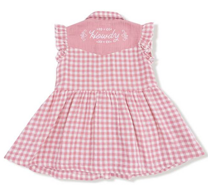 Western Pearl Snap Dress
