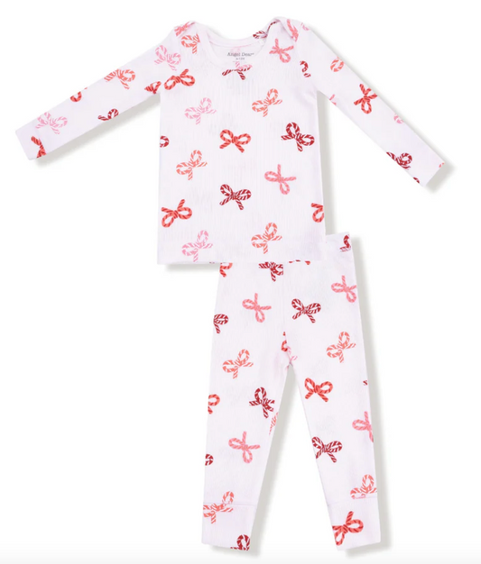 Candy Cane Bows Loungewear Set