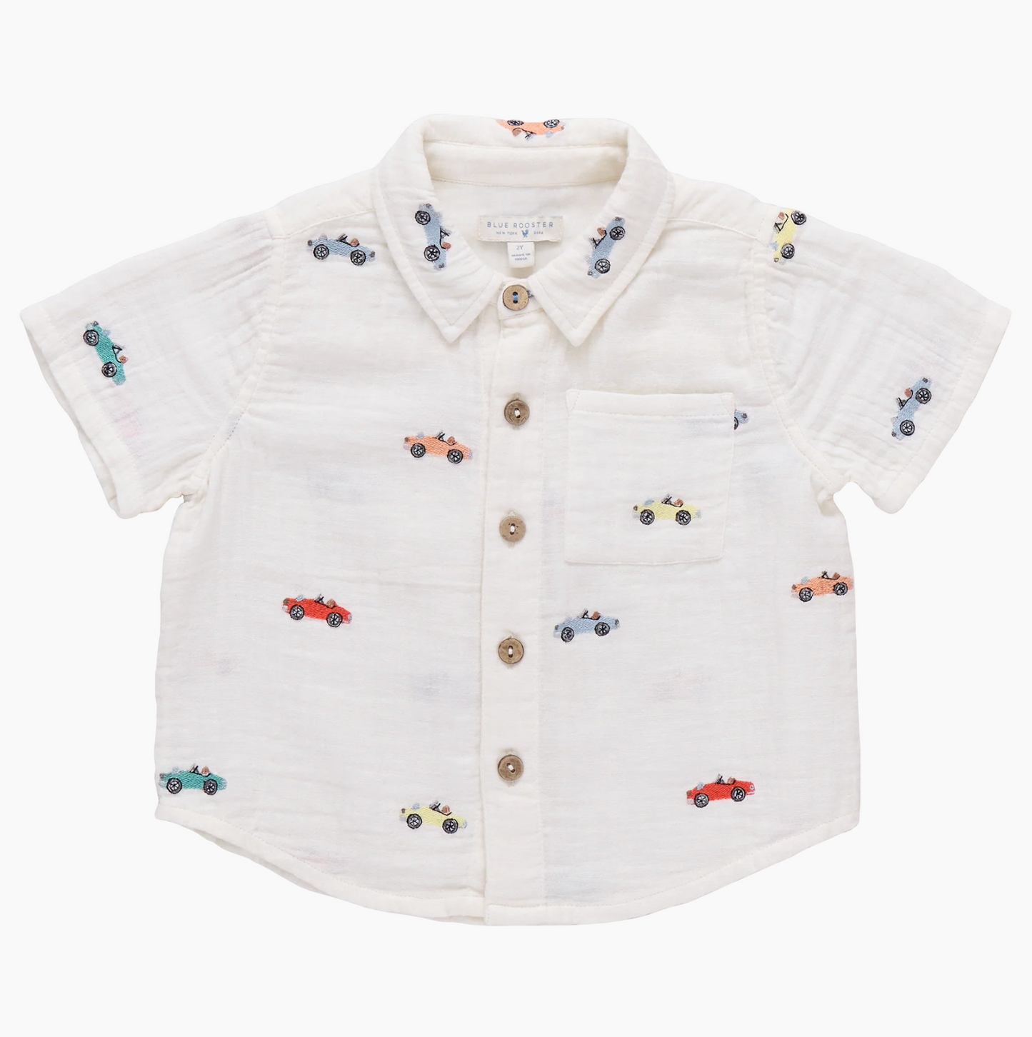 Vintage Car Gingham Shirt